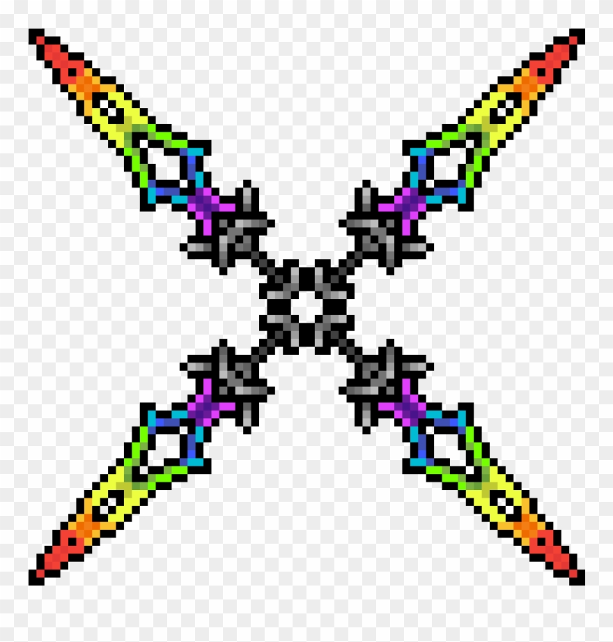 Ninja Star Of Terraria Swords - Kente Motifs Clipart