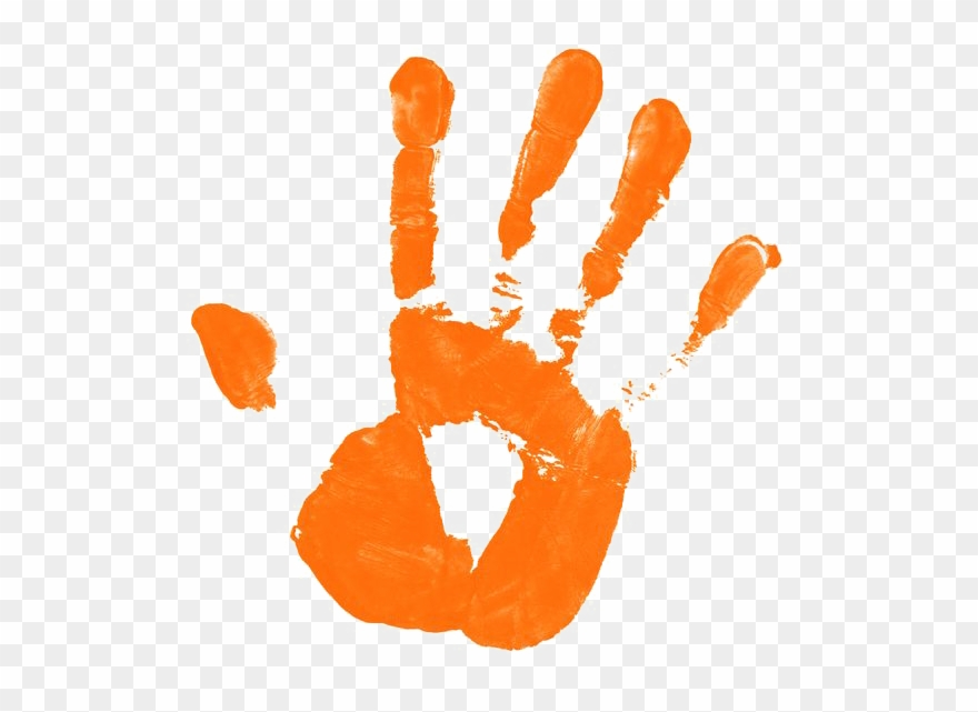 Printing Clip Art Transprent - Kids Hand Prints - Png Download
