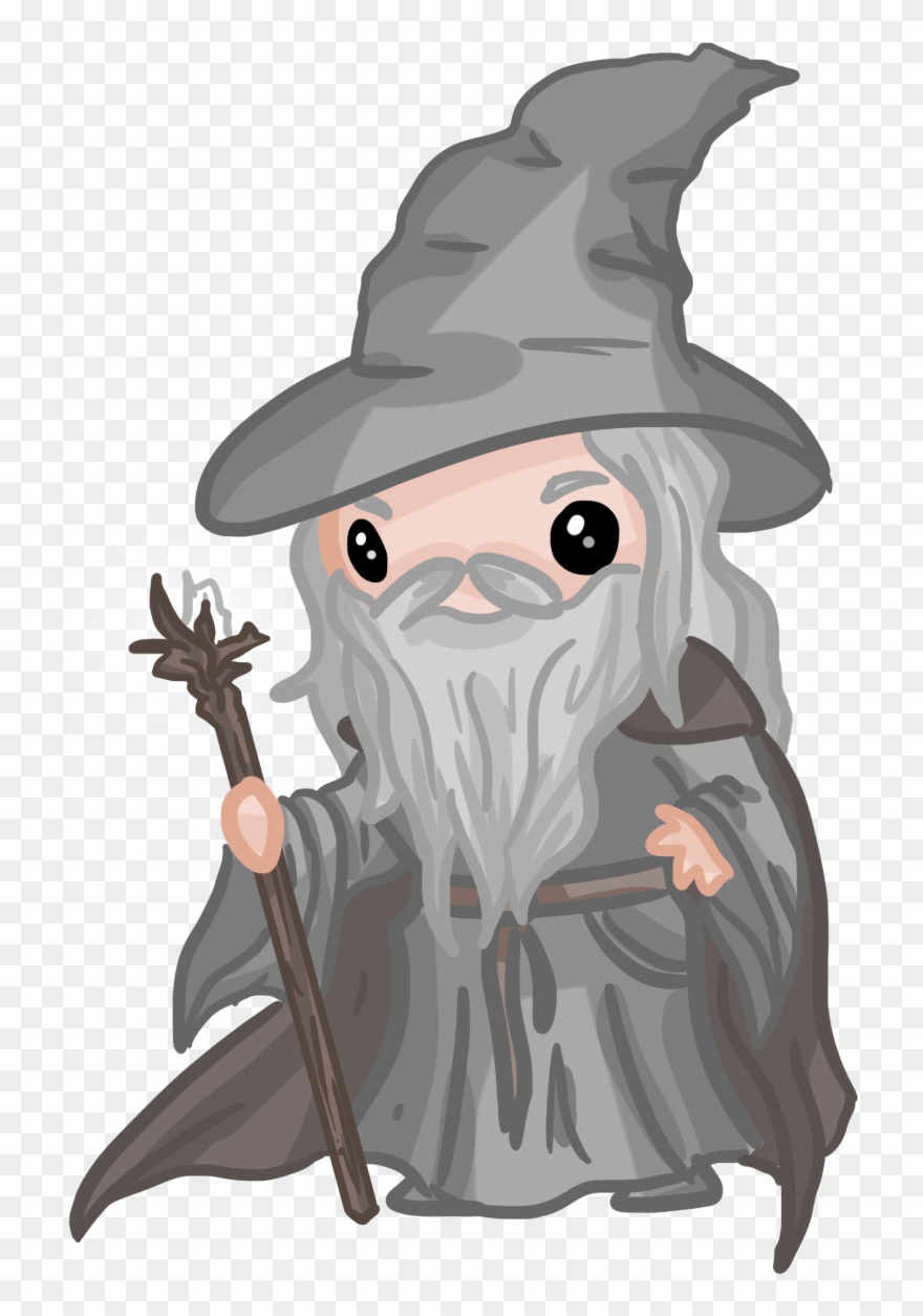 Report Abuse - Gandalf Chibi Clipart