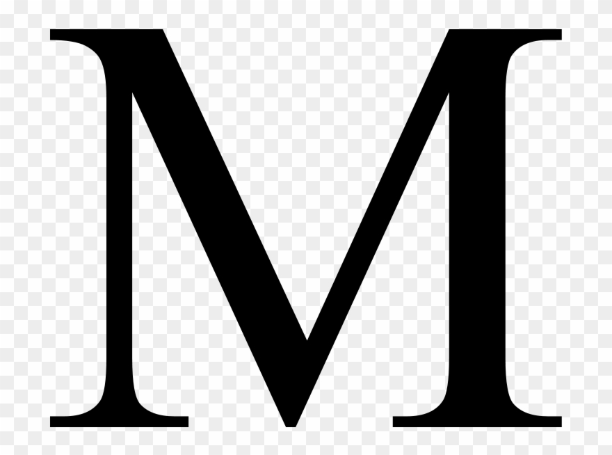 Greek Letter M Clipart