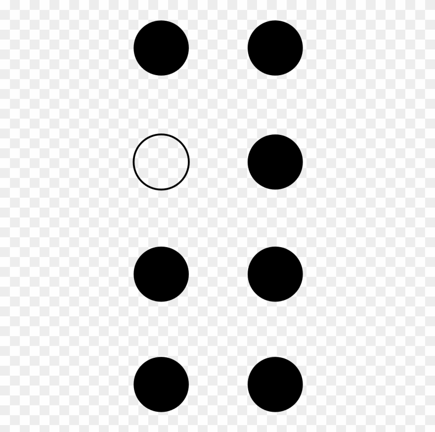 File - Braille8 Dots-1453678 - Svg - Circle Clipart