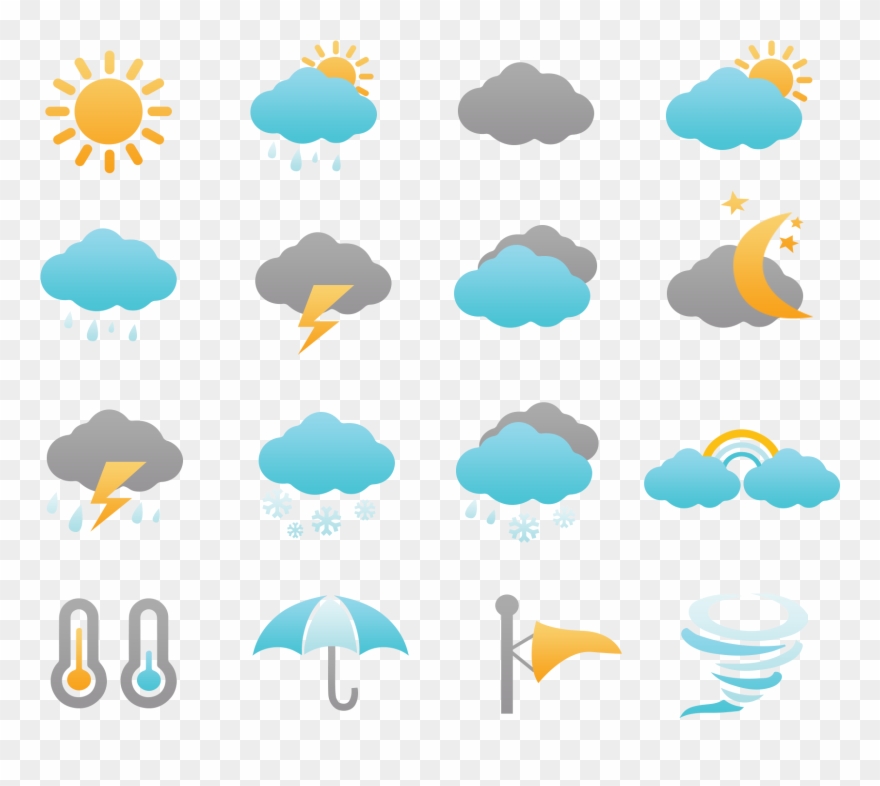 Image Title - Weather Icons Set Free Clipart