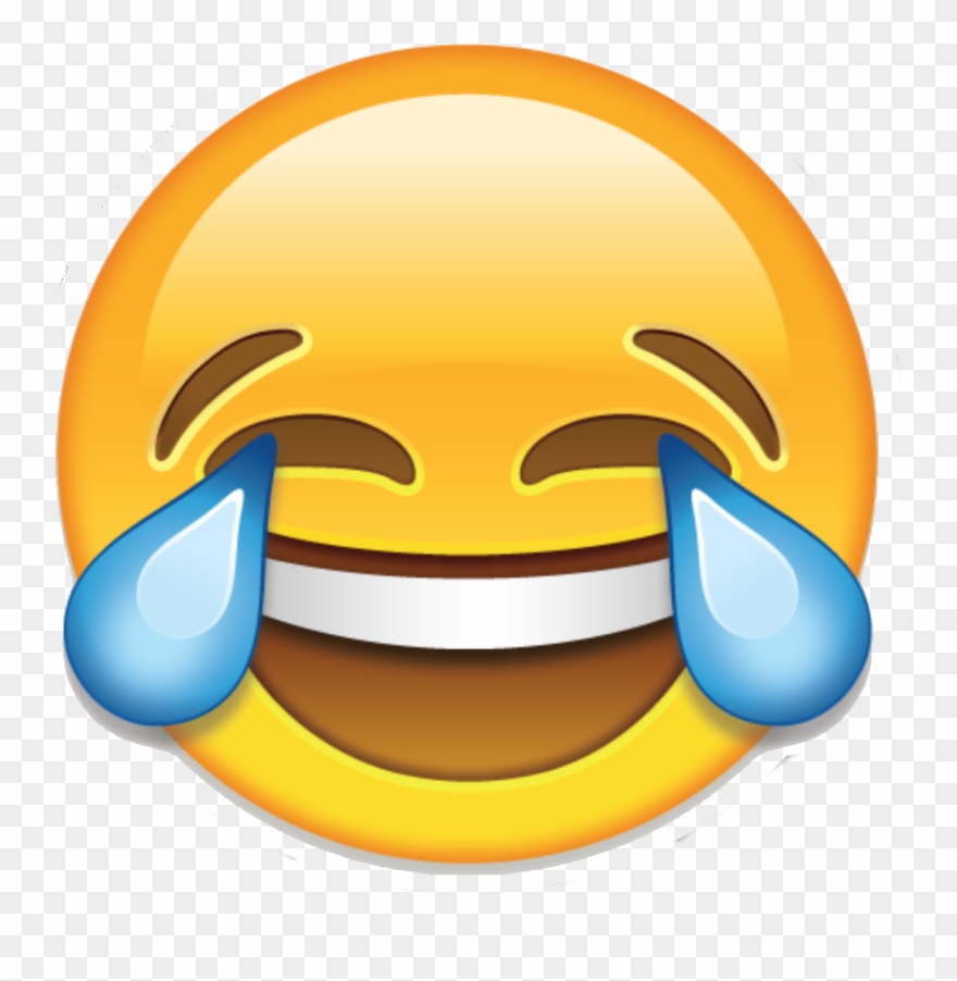 Freeuse Library Face With Tears Of Joy Emoji Laughter - Sticker Funny Png Clipart