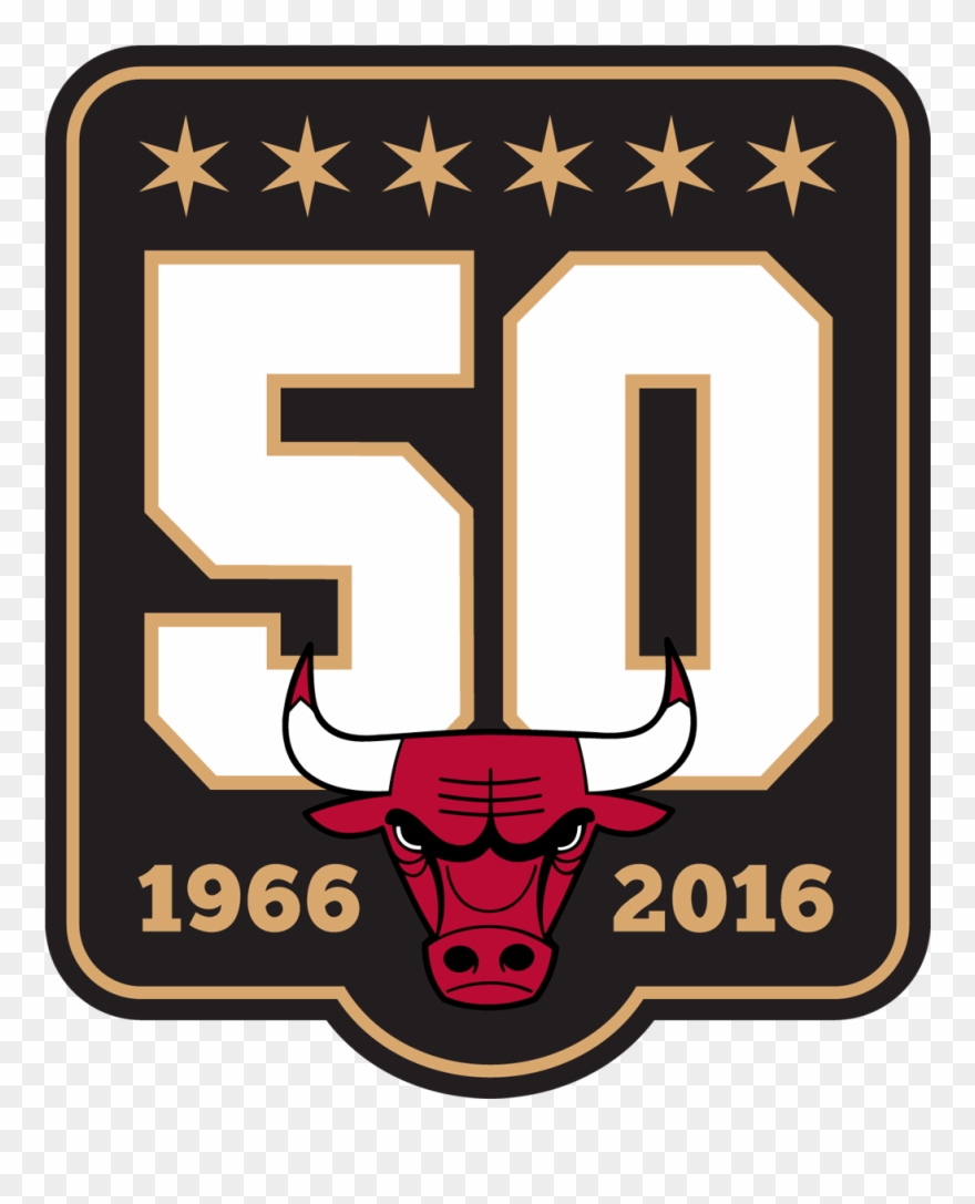 Media - Chicago Bulls 50 Years Logo Clipart
