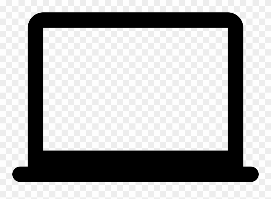 Laptop Svg Silhouette Image Library - Drawing Clipart