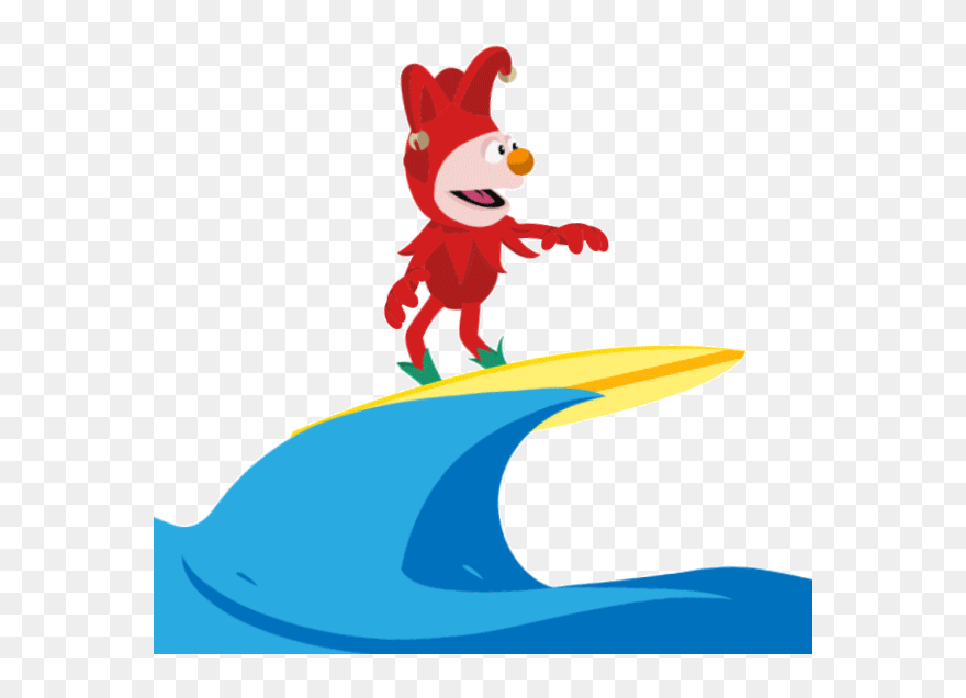 Joker Surf Sticker By Joko Gif Clipart