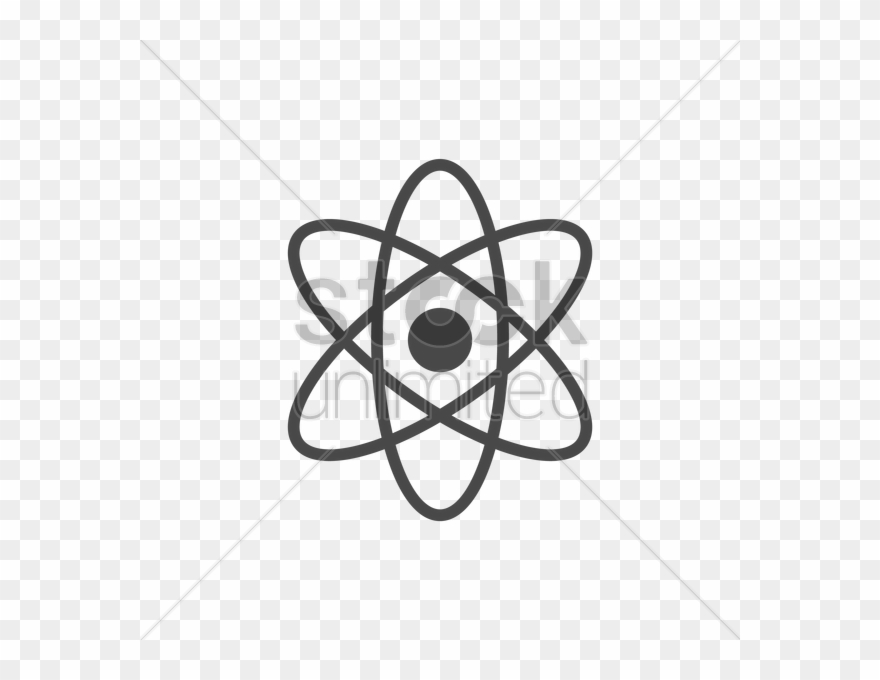 Atom Vector Image - Vector Science Symbol Clipart
