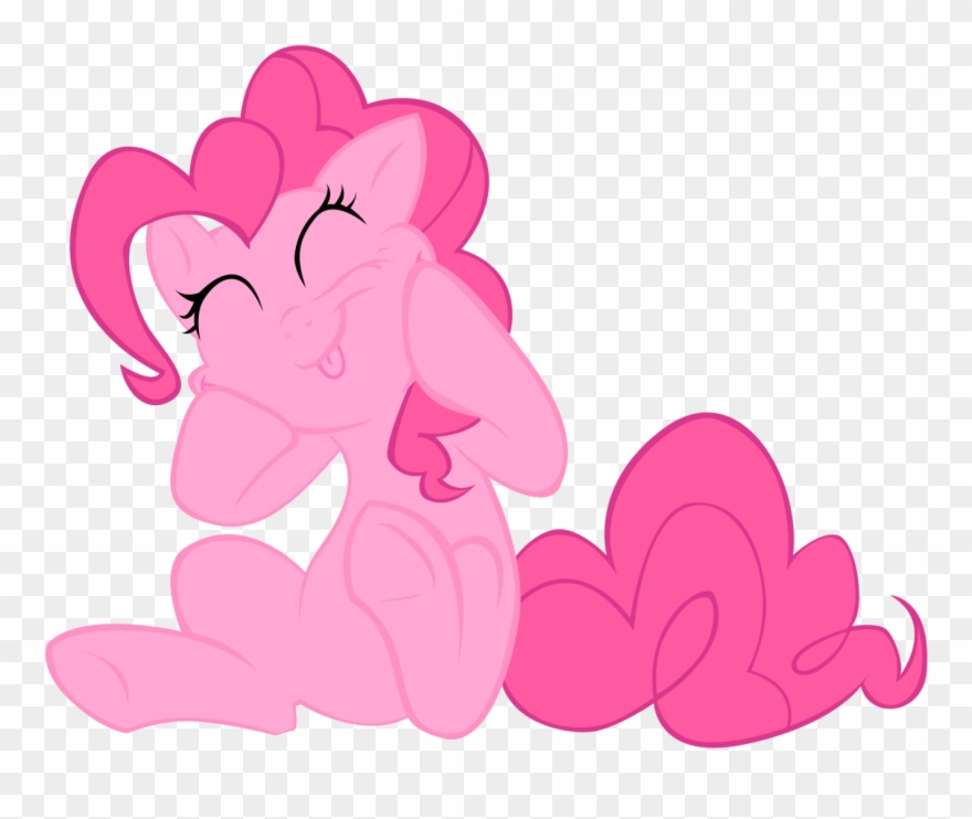 Pinkie Pie Face Smoosh Step - Pinkie Pie Silly Face Clipart
