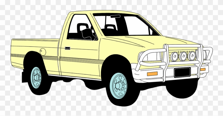 Pickup Trucks Clip Art - Png Download