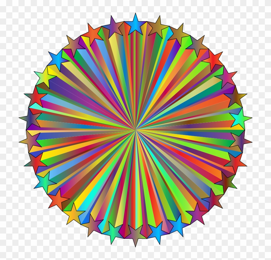 Clipart Prismatic Starburst 3 Starburst Candy Clip - Clip Art - Png Download