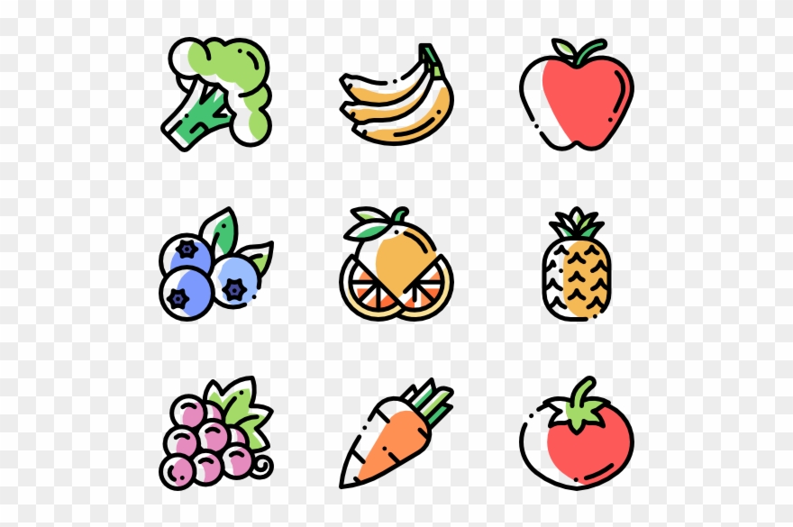 Banner Free Icons Free Fruits And Vegetables - Human Icon Color Png Clipart