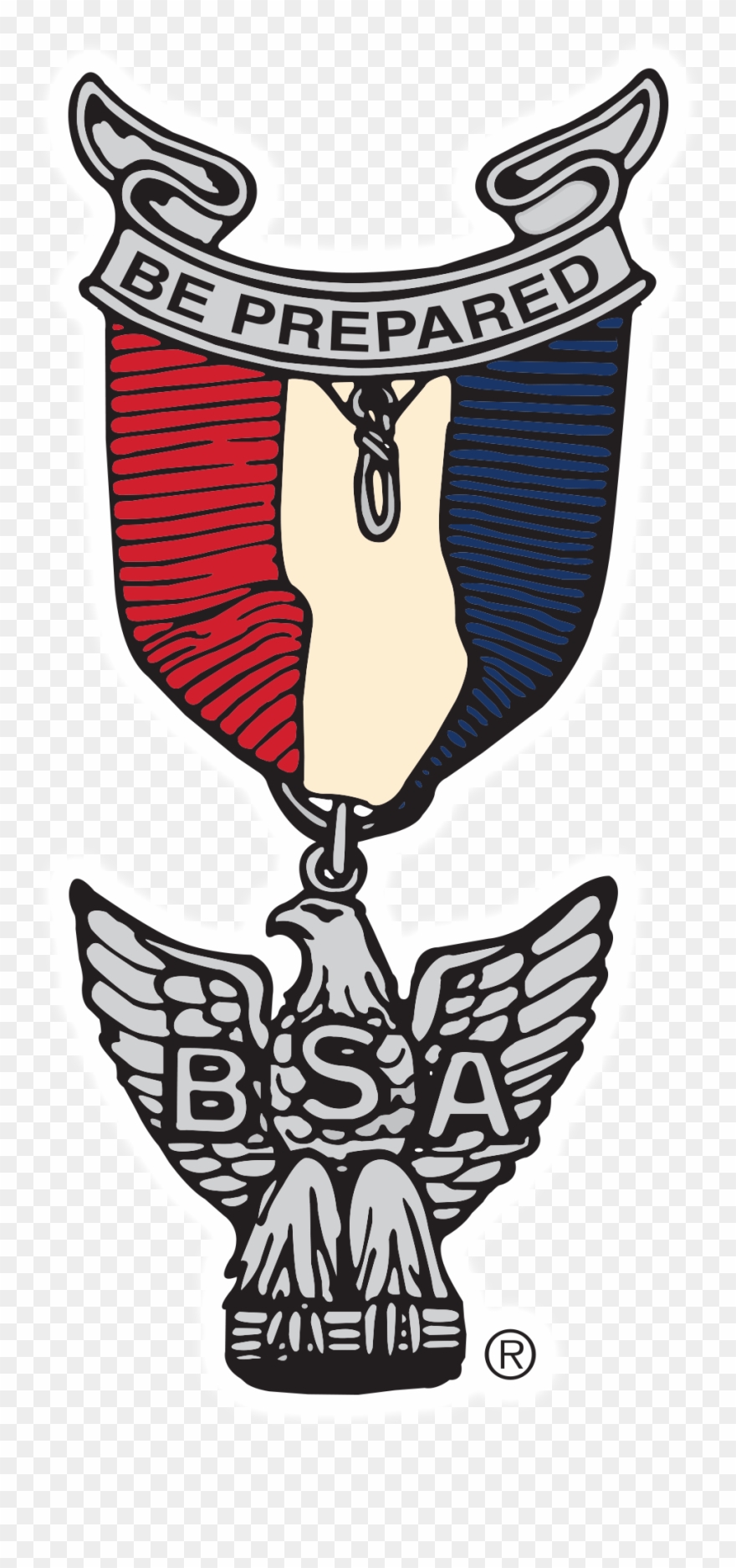 Large Eagle Scout Emblem Bing Images Boy Scout Clip - Eagle Scout Plates And Napkins - Png Download