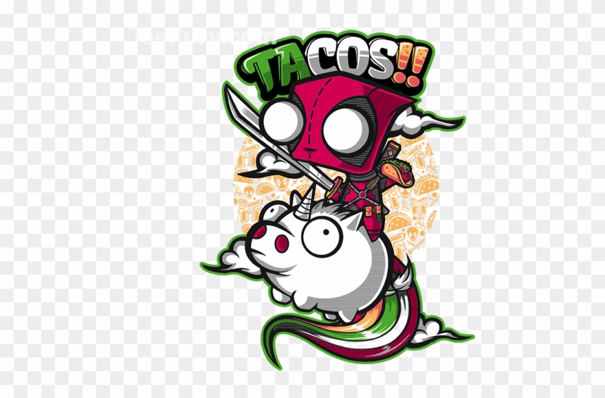 May 1 = 3 From Taqueria El Porton May 2 = 1 Vegetarian - Imagen De Deadpool Sobre Un Unicornio Clipart