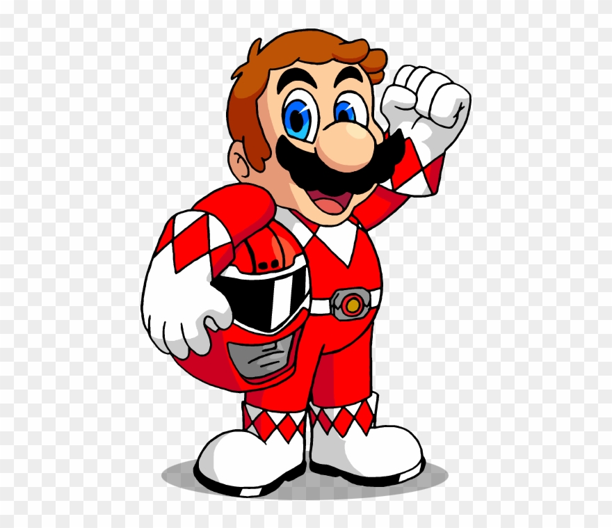 Mario By Alanartalvin - Super Mario Power Ranger Clipart