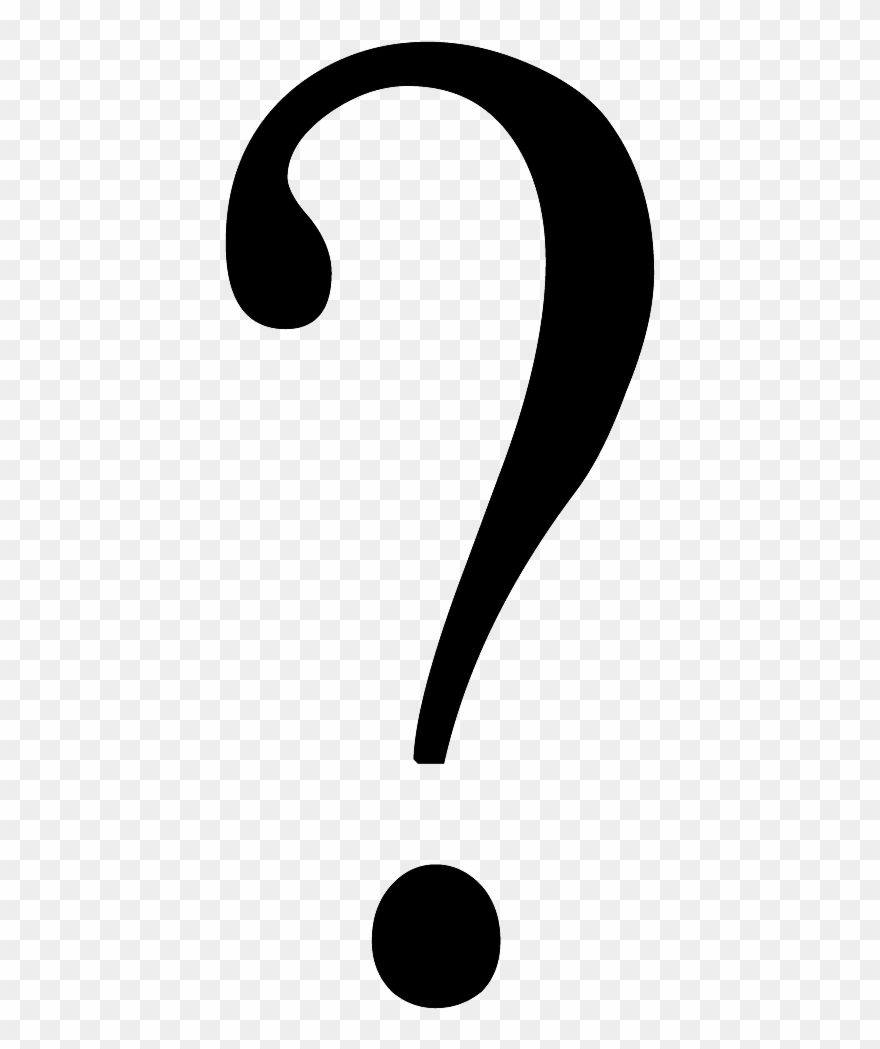 Question Mark Clipart Transparent Background - Black Question Mark Transparent Background - Png Download