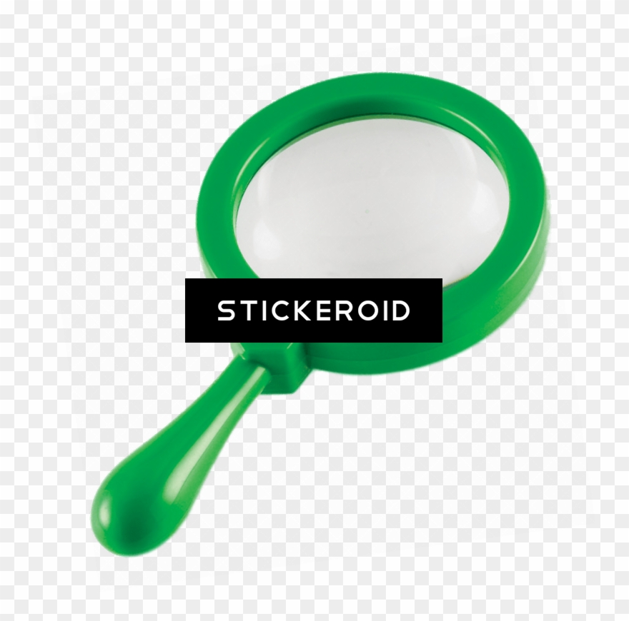 Green Junior Magnifying Glass - Circle Clipart