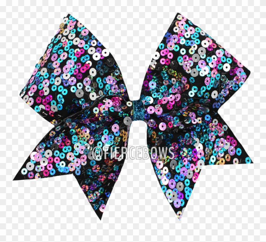 Confetti Bow - Cheerleading Clipart
