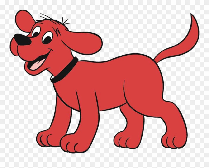 Clifford - Cartoon Dog Transparent Background Clipart
