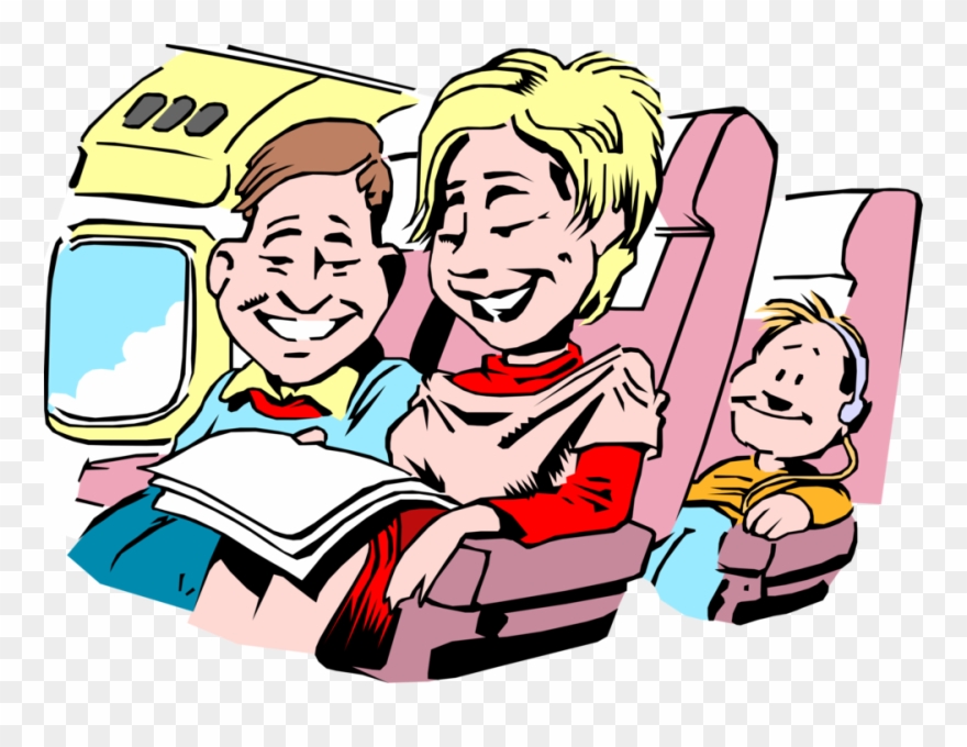 Vector Illustration Of Family Vacation Travel Holiday - Reisen Cliparts - Png Download