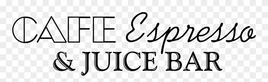 Cr34844 Cafe Espresso & Juice Bar Logo Update Outline - San Francisco Clipart