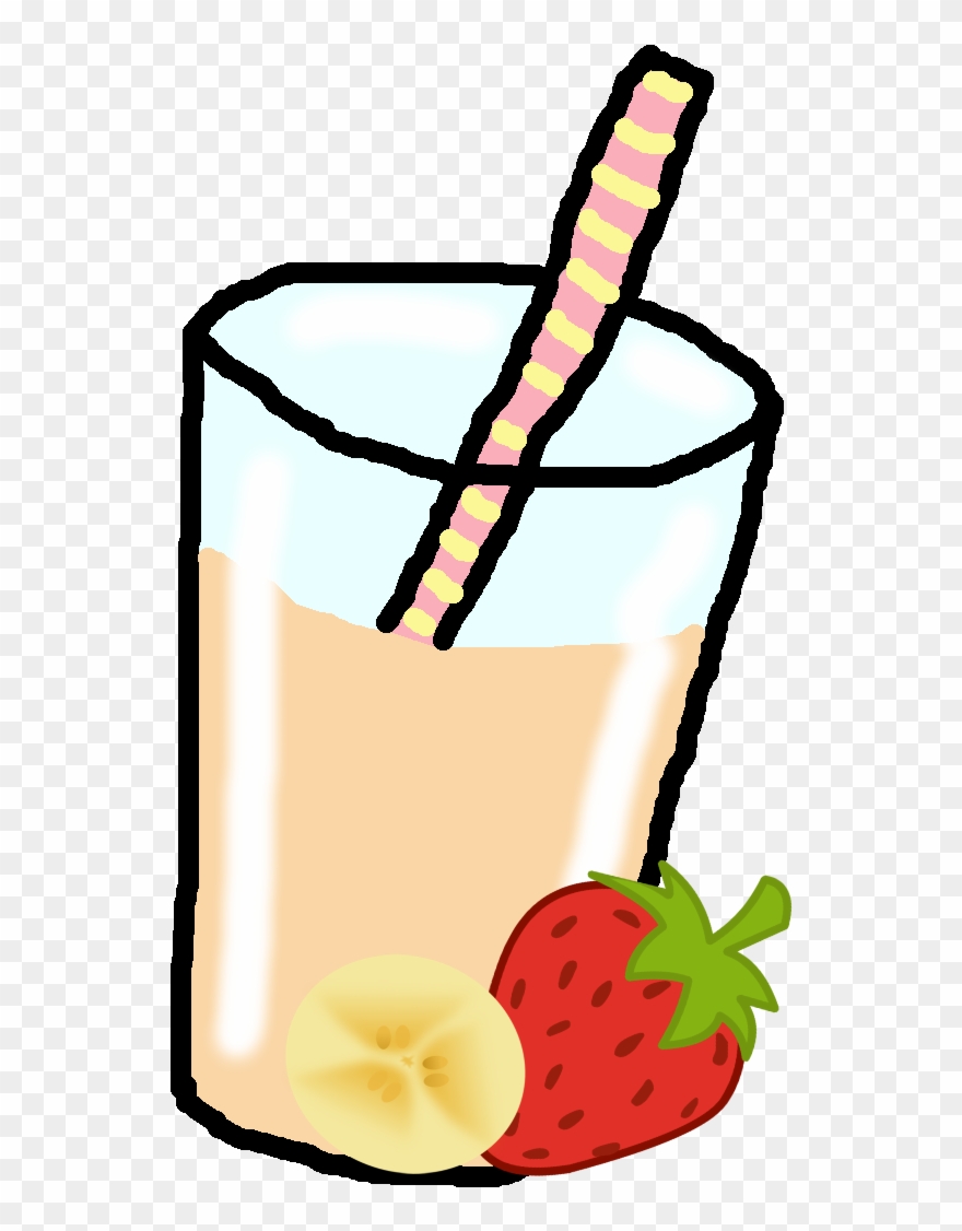 Banana Clipart Strawberry Banana - Strawberry Banana Smoothie Clip Art - Png Download