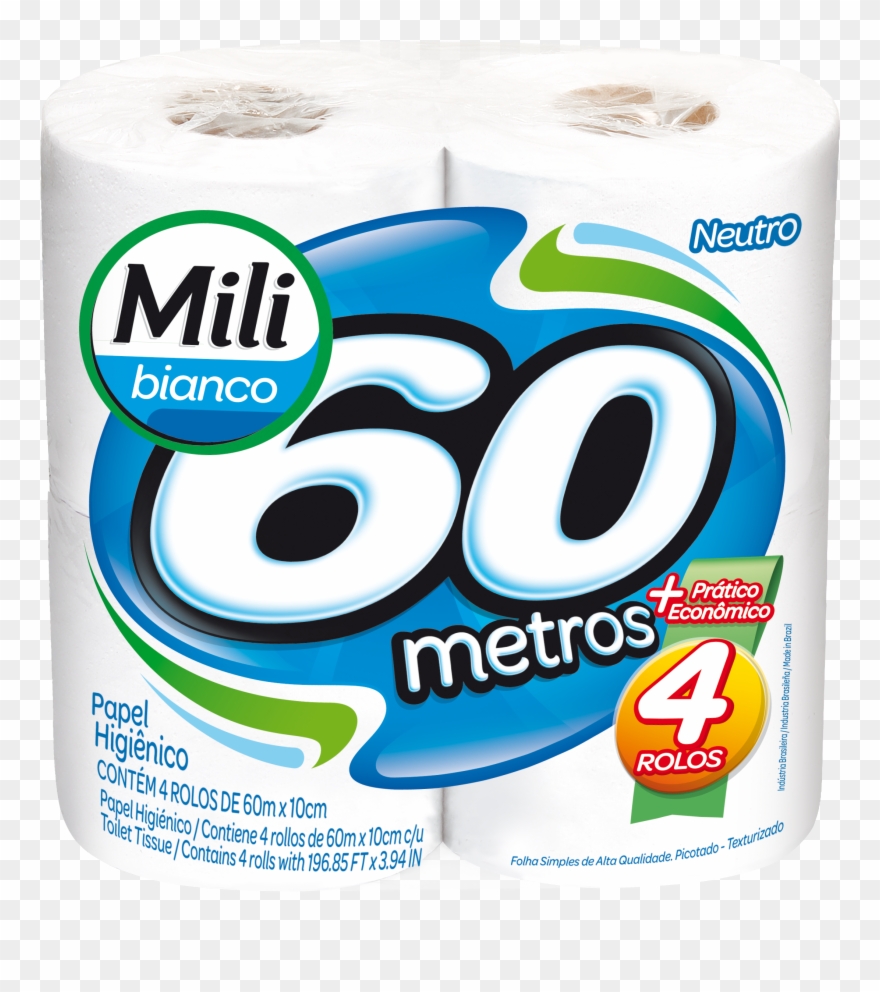 Arquivos Papel Higiênico Folha Simples Mili - Papel Higienico Mili Bianco Clipart