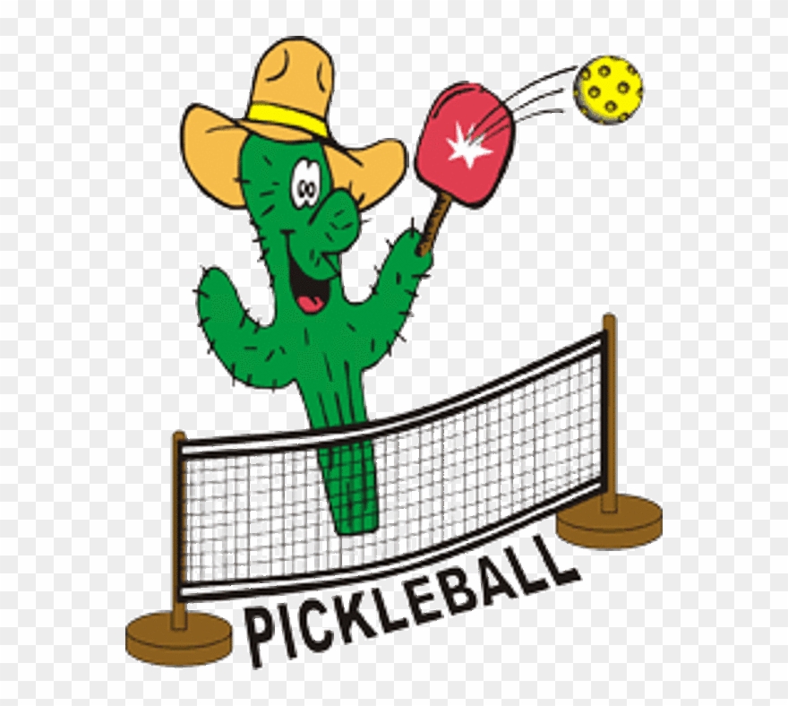What Is Pickleball - Pickle Playing Pickleball Clipart