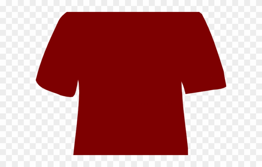 Maroon Clipart Red Tshirt - Active Shirt - Png Download