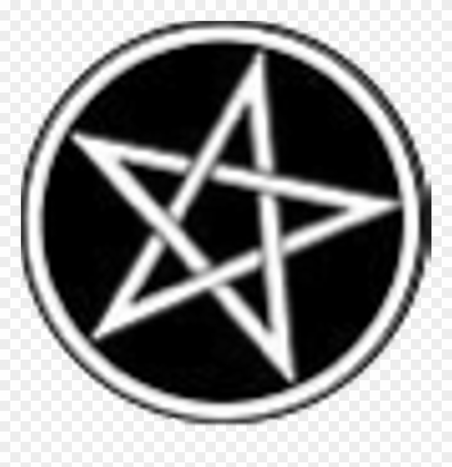Tumblr Satanic Stickers Simbol Black Freetoedit - Dark Magician Girl Gifs Clipart