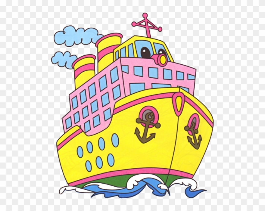 Корабль Мультяшный Пнг Clipart
