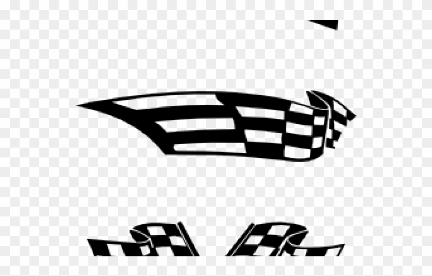 Racing Clipart Bendera - Racing Flag - Png Download