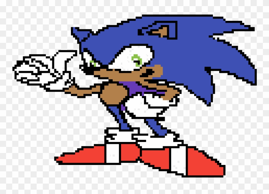 Sonic The Hedgehog - Cartoon Clipart