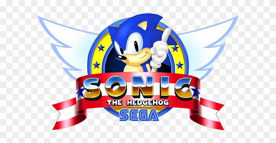 Sonic The Hedgehog Genesis Hd Title By Gogeta16a D56reid - Sonic The Hedgehog Logo Png Clipart