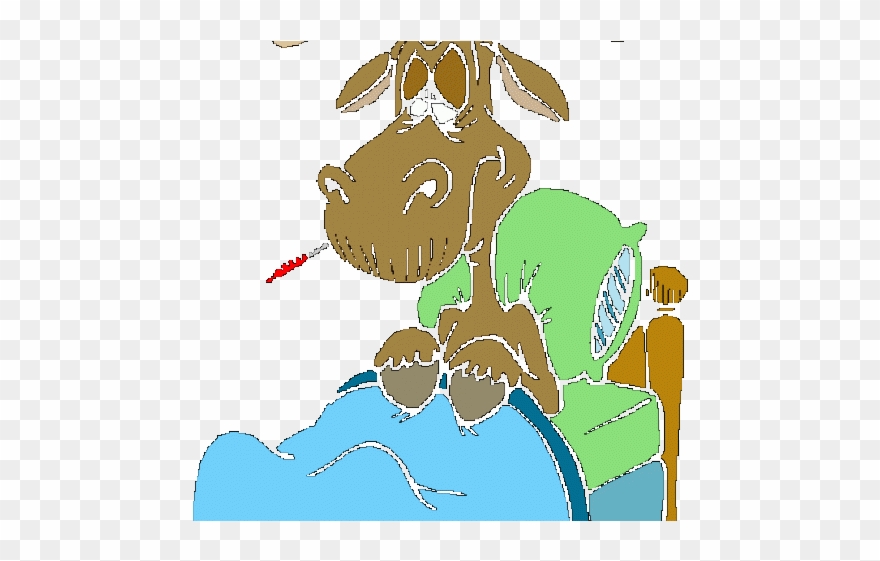 Moose Clipart Sick - Moose - Png Download