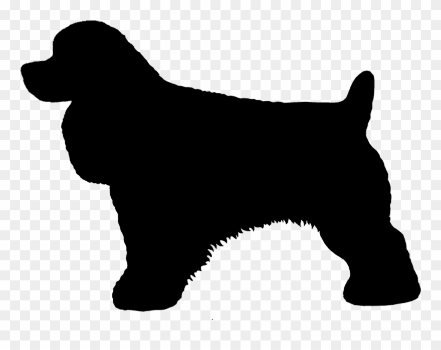Cocker Spaniel Silhouette At Getdrawings - English Springer Spaniel Silhouette Clipart