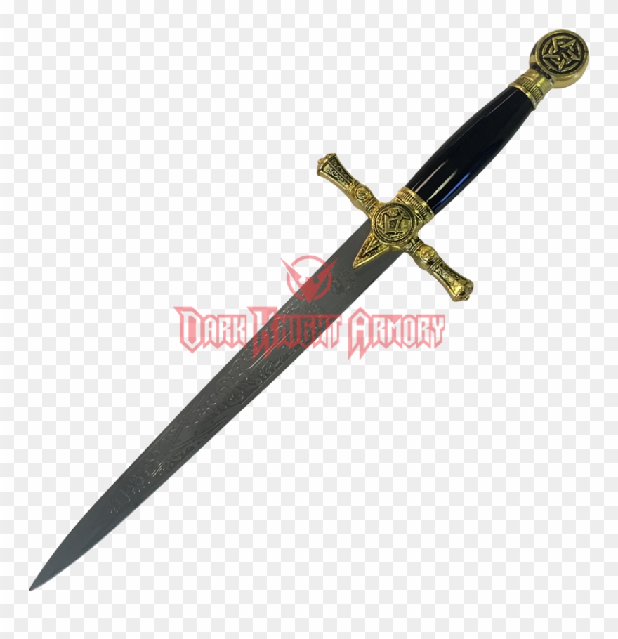 Medieval Mc Hk From - Survivor 15-1/2" Medieval Sword Black Clipart