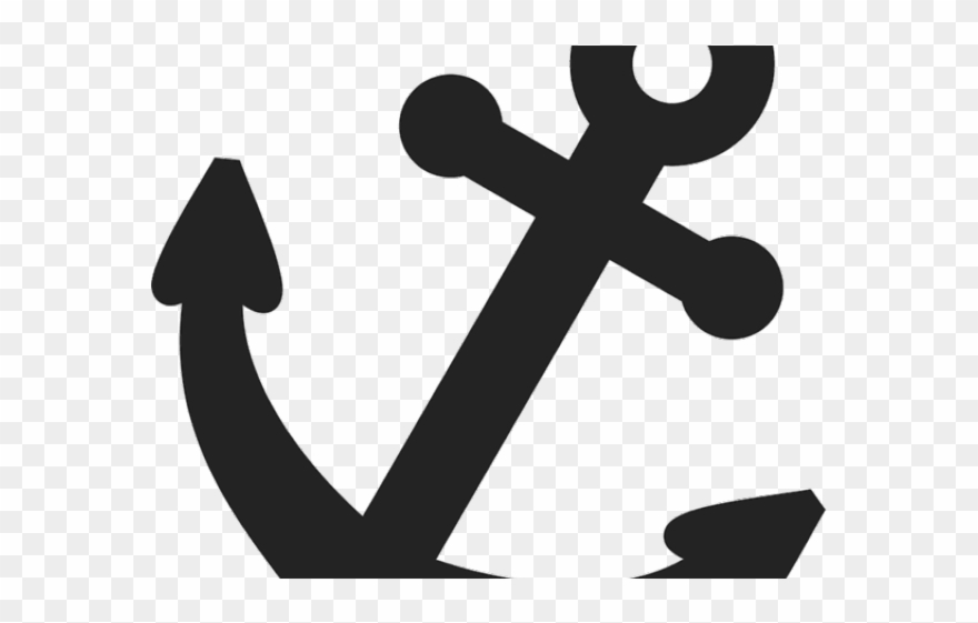 Stamp Clipart Anchor - Ancla De Barco Dibujo - Png Download