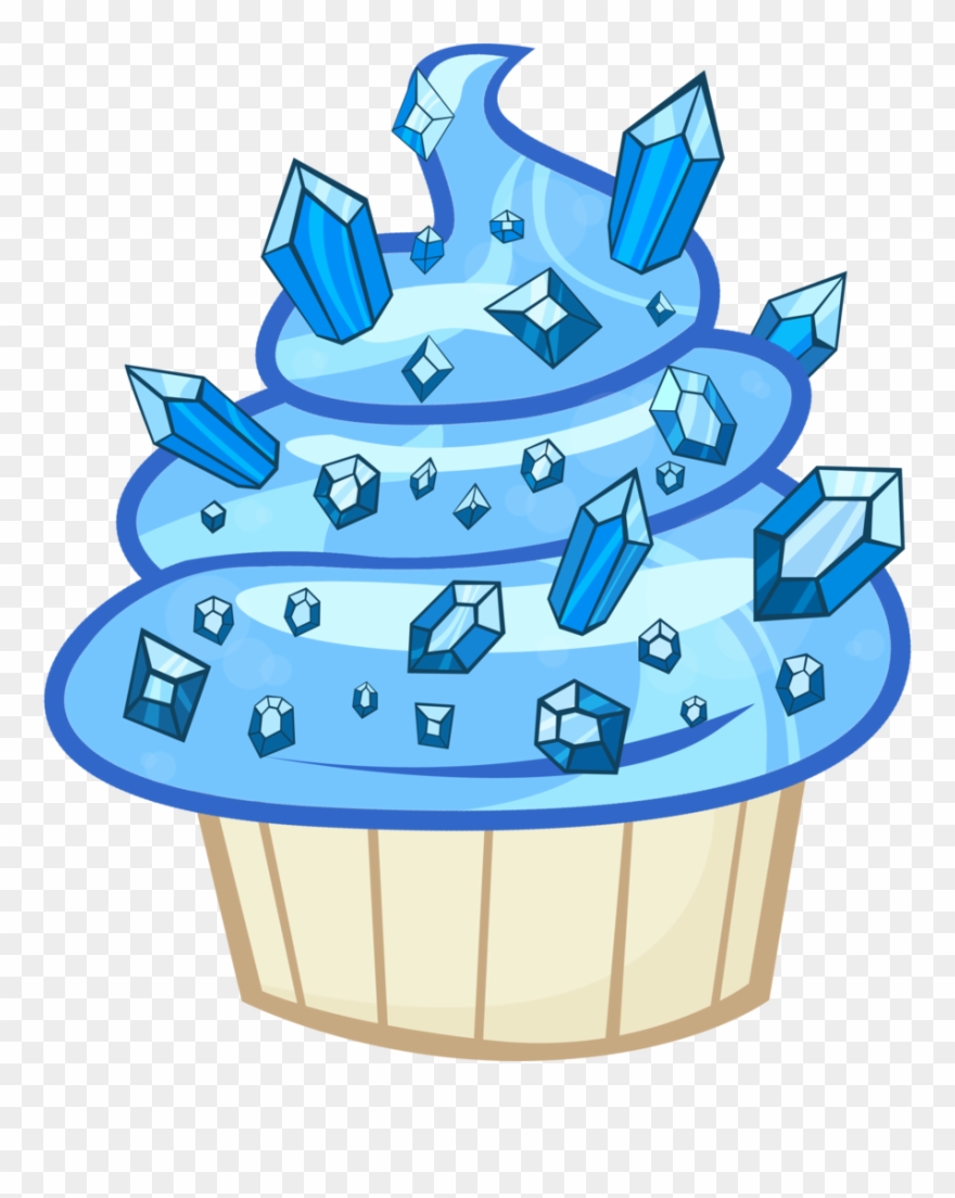 Artist Zaeinn Food Gem No Pony - Mlp Sapphire Cupcake Clipart