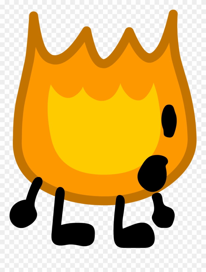 Firey Jr Pose - Bfdi Firey Jr Body Clipart