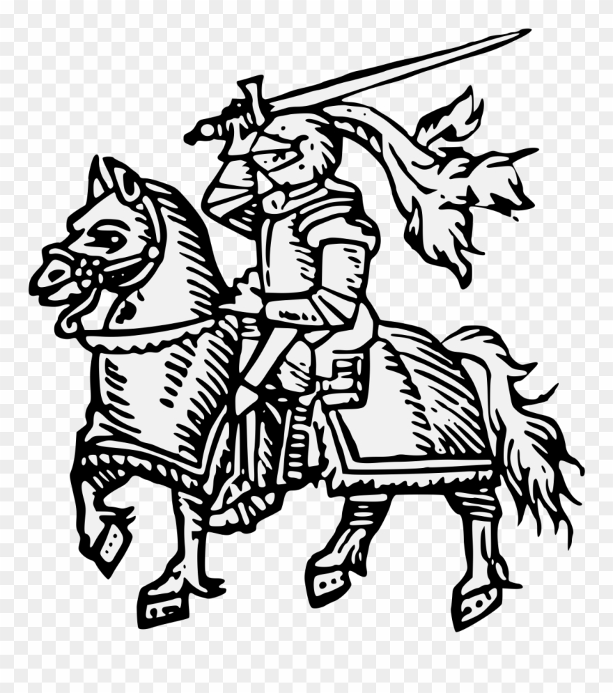 Traceable Heraldic Art Armed And - Clip Art - Png Download