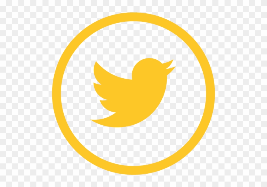 Follow Us - Red Twitter Logo Transparent Clipart