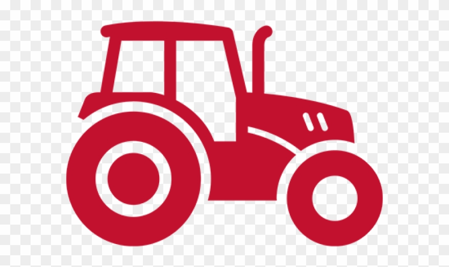 Tractor Clipart Case Tractor - Outline Of Tractor Transparent - Png Download
