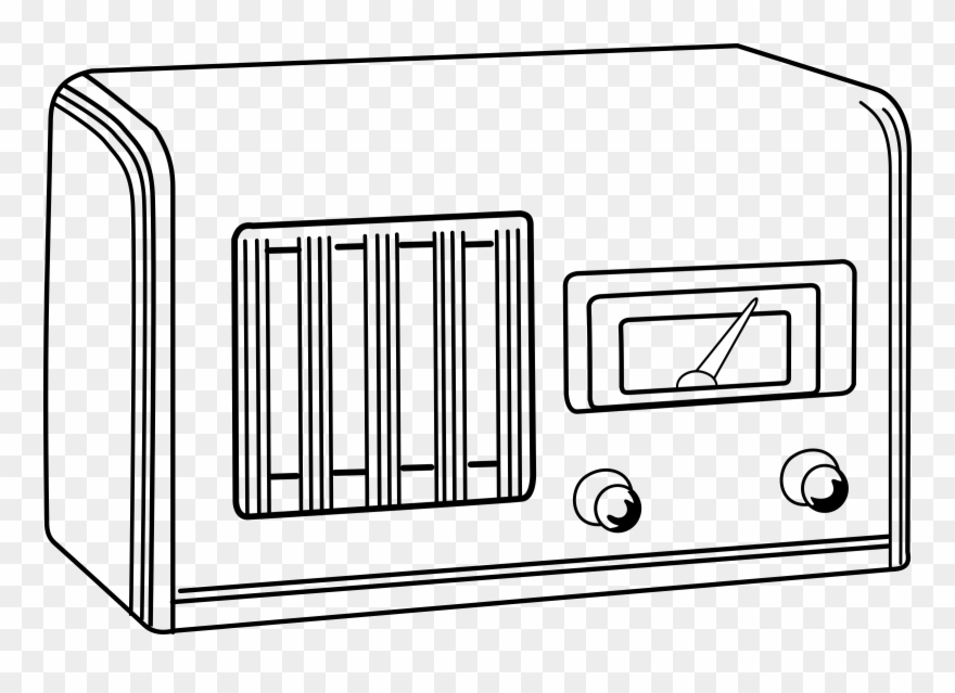 Graphic Transparent Download Silent Big Image Png - 1920s Radio Clip Art
