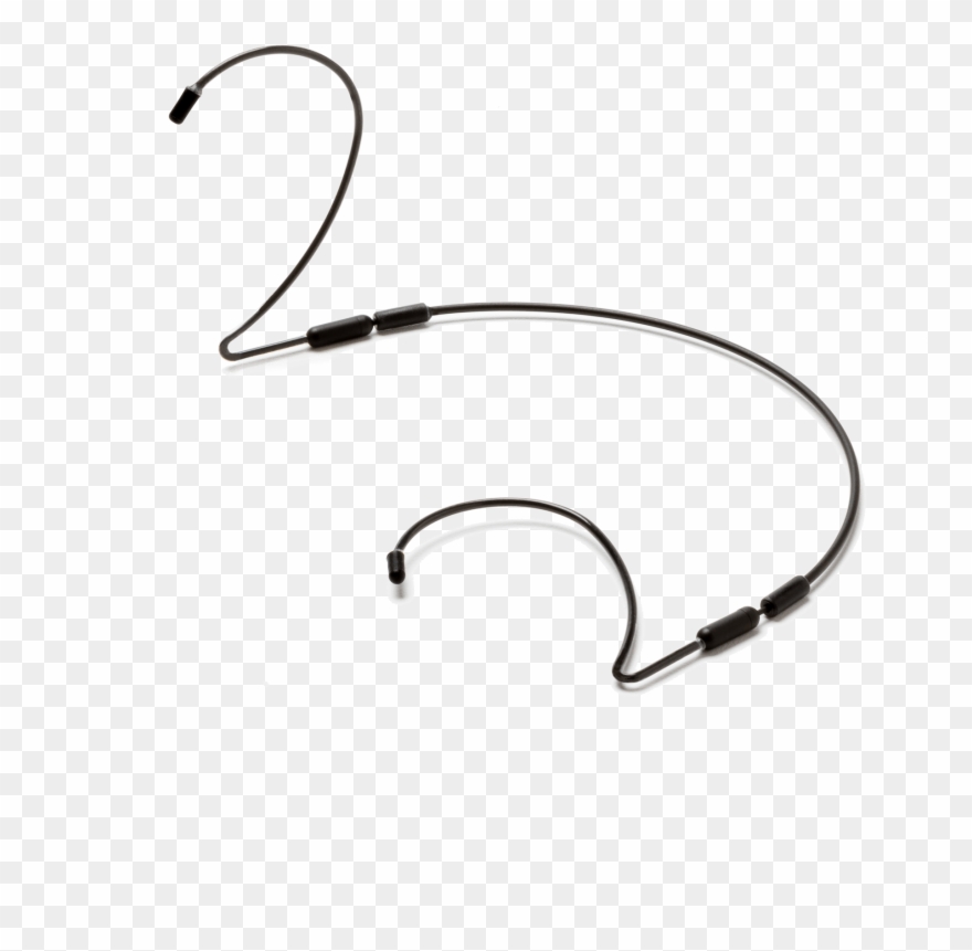 Replacement Headset Frame In Black - Cable Clipart