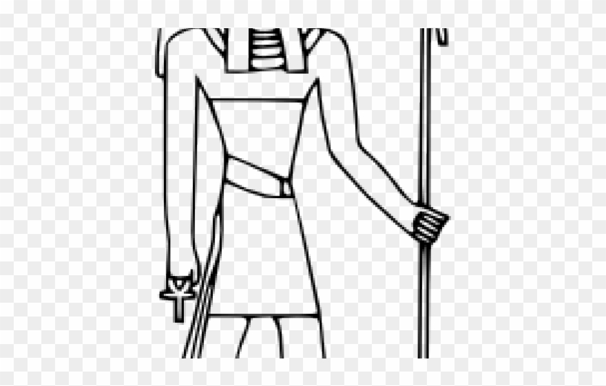 Egypt Clipart Anubis - Easy Anubis Drawing - Png Download
