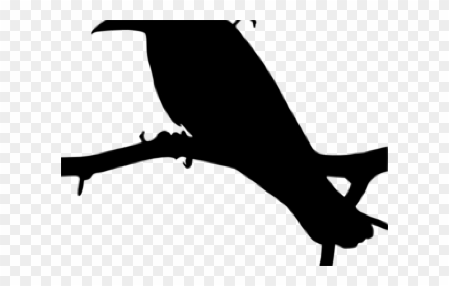 Raven Clipart Black And White - Eagle - Png Download
