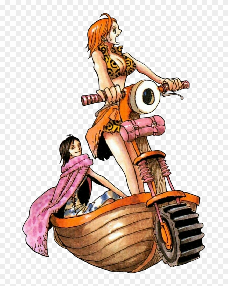 Nami Robin From Chapter - Nami Colo Spread Clipart