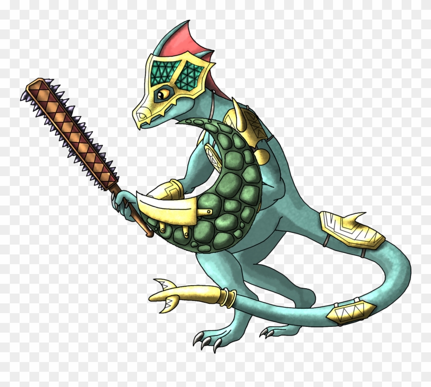 Skink Cohortian - Skink Fantasy Art Clipart