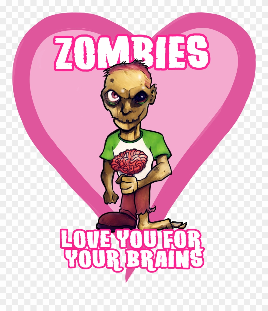 Image Of Zombie Love T-shirt - Shirt Clipart