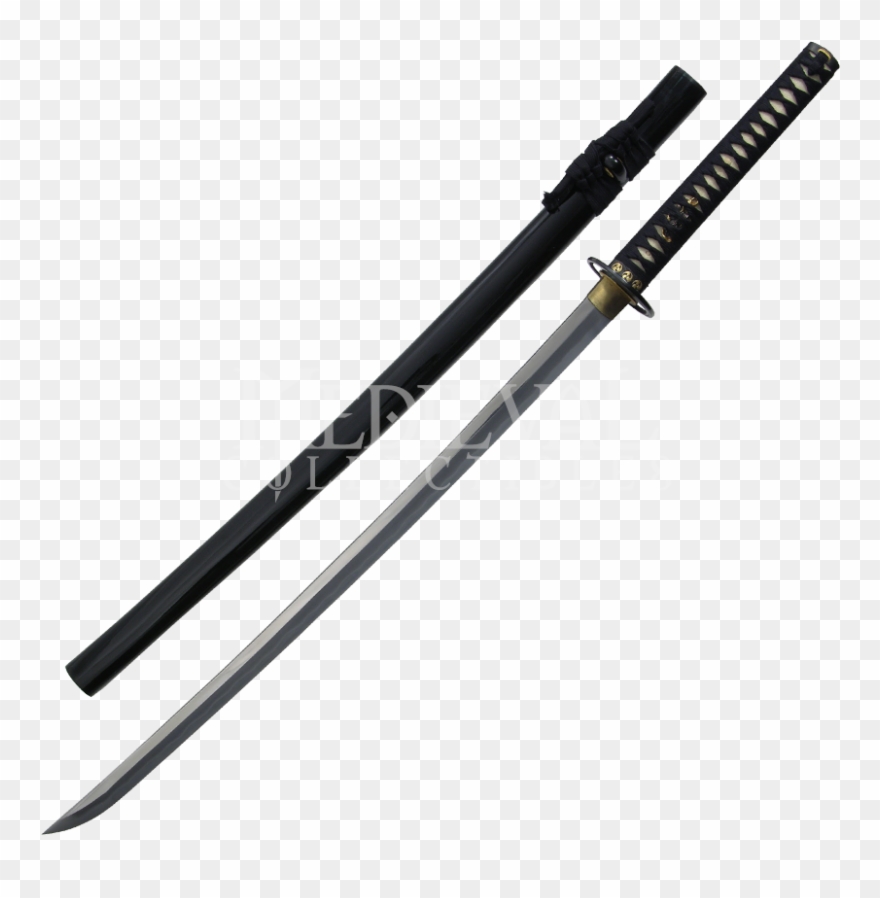 Png Black And White Great Wave Katana Sh By Medieval - Cas Hanwei Hanwei - Great Wave Series - Katana Sh5004 Clipart